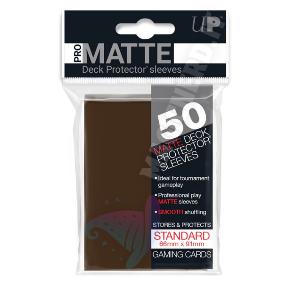 PRO-Matte Standard Sleeves Brown Ultra Pro (50 Bustine)