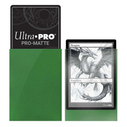 PRO-Matte Standard Sleeves Green Ultra Pro (50 Bustine)