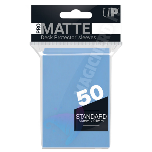 PRO-Matte Standard Sleeves Light Blue Ultra Pro (50 Bustine)