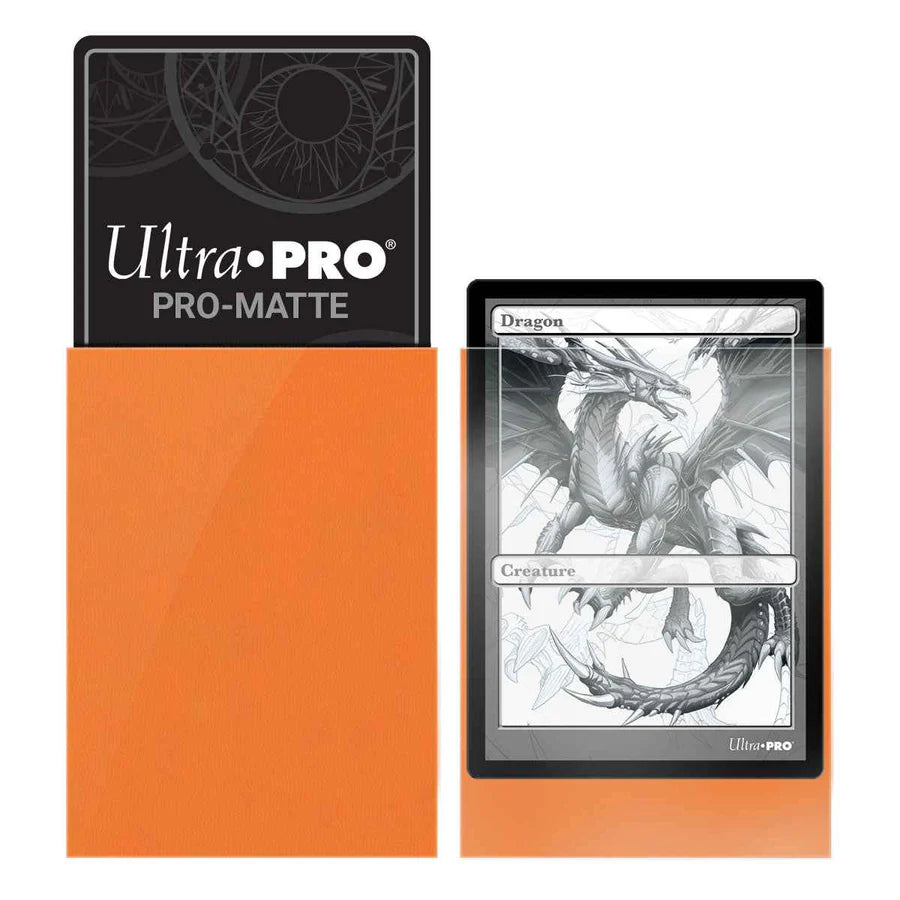 PRO-Matte Standard Sleeves Orange Ultra Pro (50 Bustine)