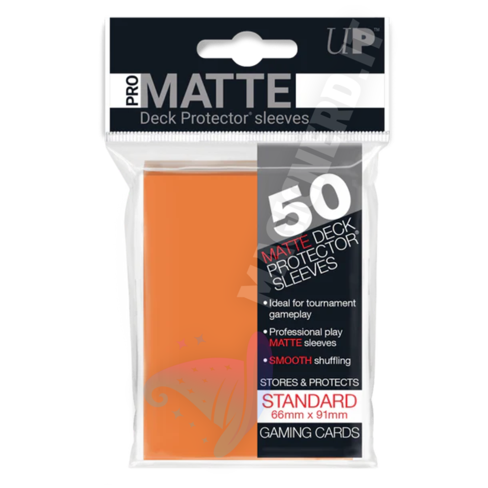 PRO-Matte Standard Sleeves Orange Ultra Pro (50 Bustine)