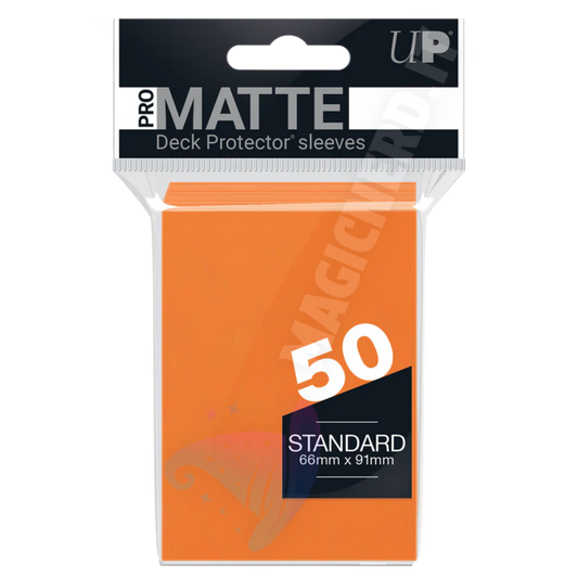 PRO-Matte Standard Sleeves Orange Ultra Pro (50 Bustine)