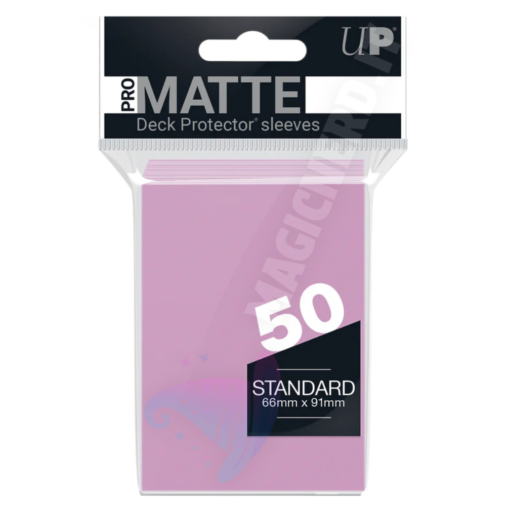 PRO-Matte Standard Sleeves Pink Ultra Pro (50 Bustine)