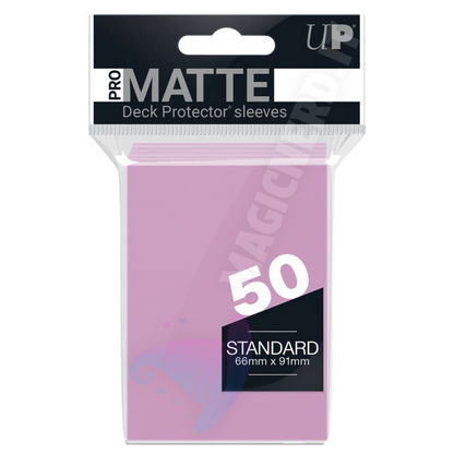 PRO-Matte Standard Sleeves Pink Ultra Pro (50 Bustine)