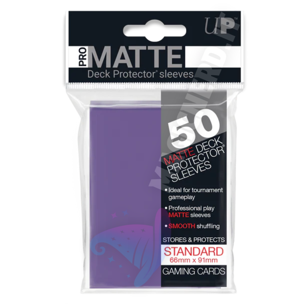 PRO-Matte Standard Sleeves Purple Ultra Pro (50 Bustine)