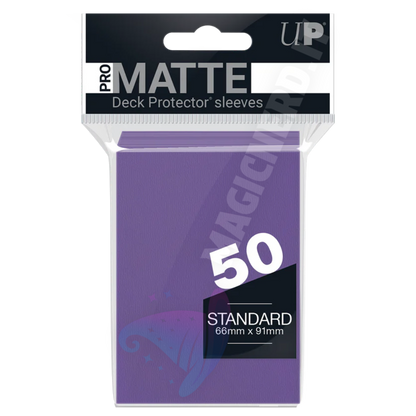 PRO-Matte Standard Sleeves Purple Ultra Pro (50 Bustine)