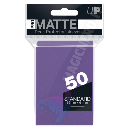 PRO-Matte Standard Sleeves Purple Ultra Pro (50 Bustine)