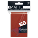 PRO-Matte Standard Sleeves Red Ultra Pro (50 Bustine)