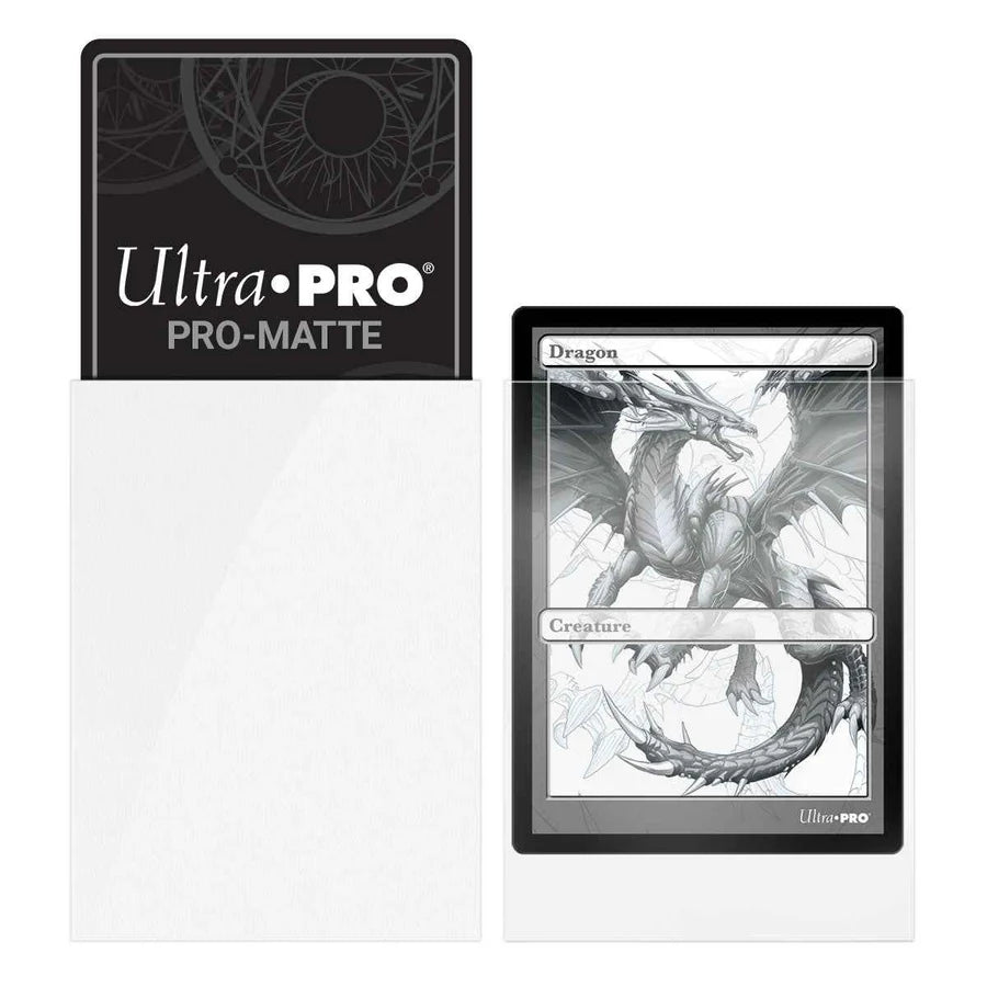 PRO-Matte Standard Sleeves White Ultra Pro (50 Bustine)