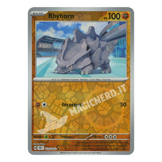 Rhyhorn Comune Reverse SCR 074 (ITA)