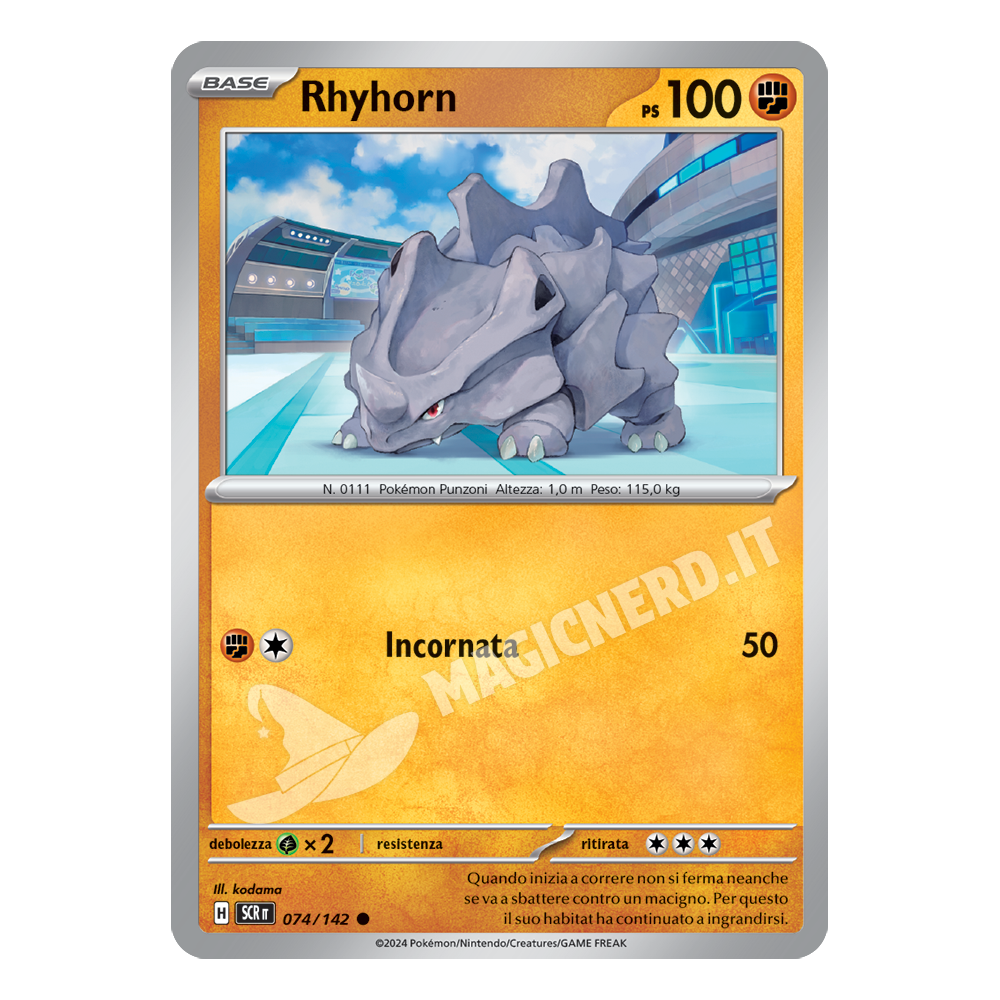 Rhyhorn Comune SCR 074 (ITA)