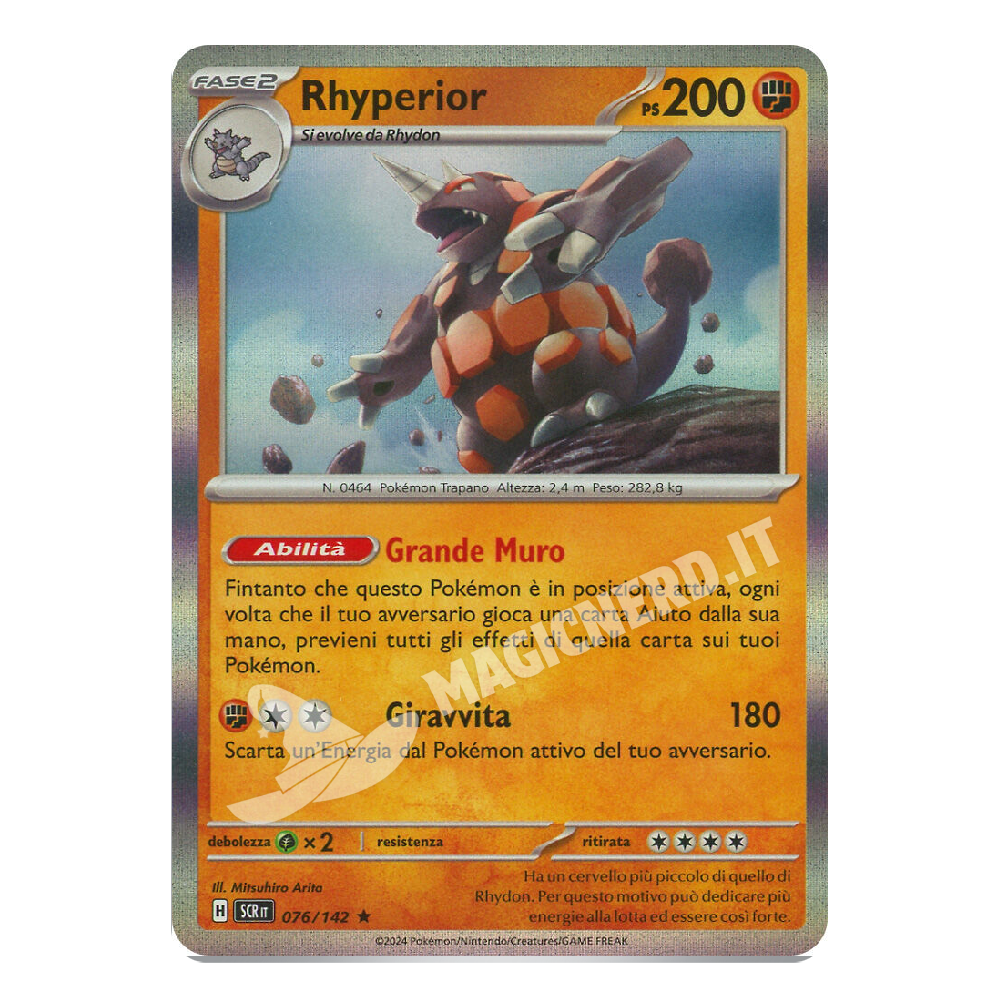 Rhyperior Holo SCR 076 (ITA)