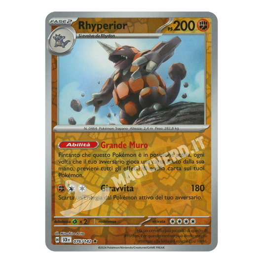 Rhyperior Rara Reverse SCR 076 (ITA)