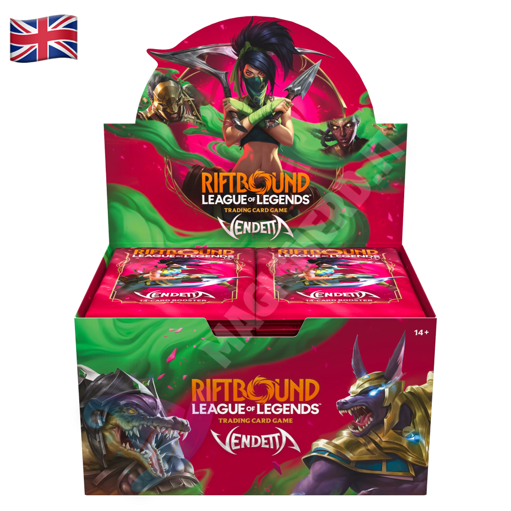 Riftbound League of Legends Vendetta Booster Box 24 Buste (ENG)