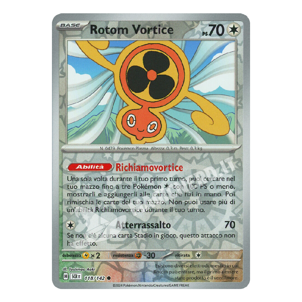 Rotom Vortice Comune Reverse SCR 118 (ITA)