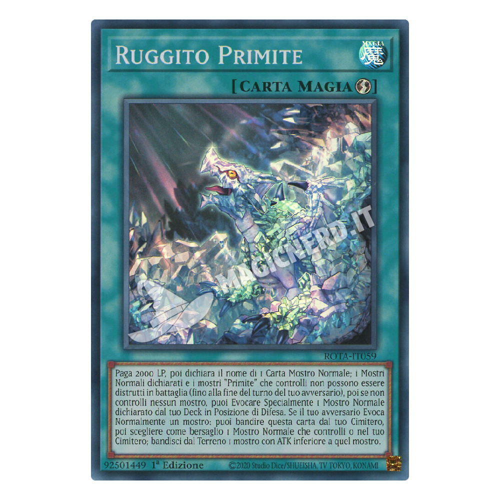 Ruggito Primite super rara