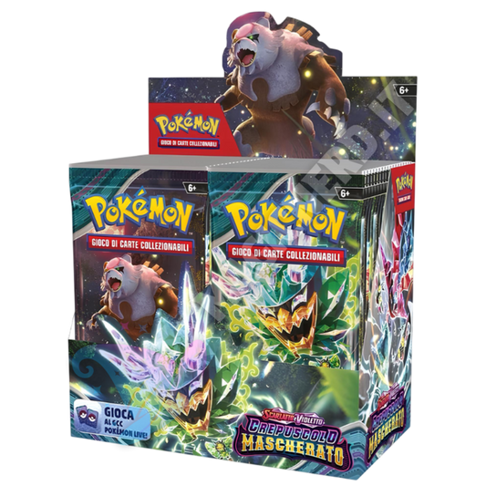 Scarlatto e Violetto Crepuscolo Mascherato Display Box da 36 Buste (ITA)