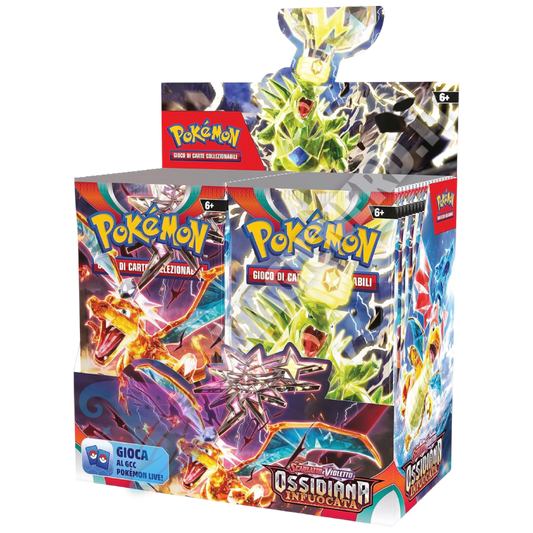 Scarlatto e Violetto Ossidiana Infuocata Display Box 36 Buste (ITA)
