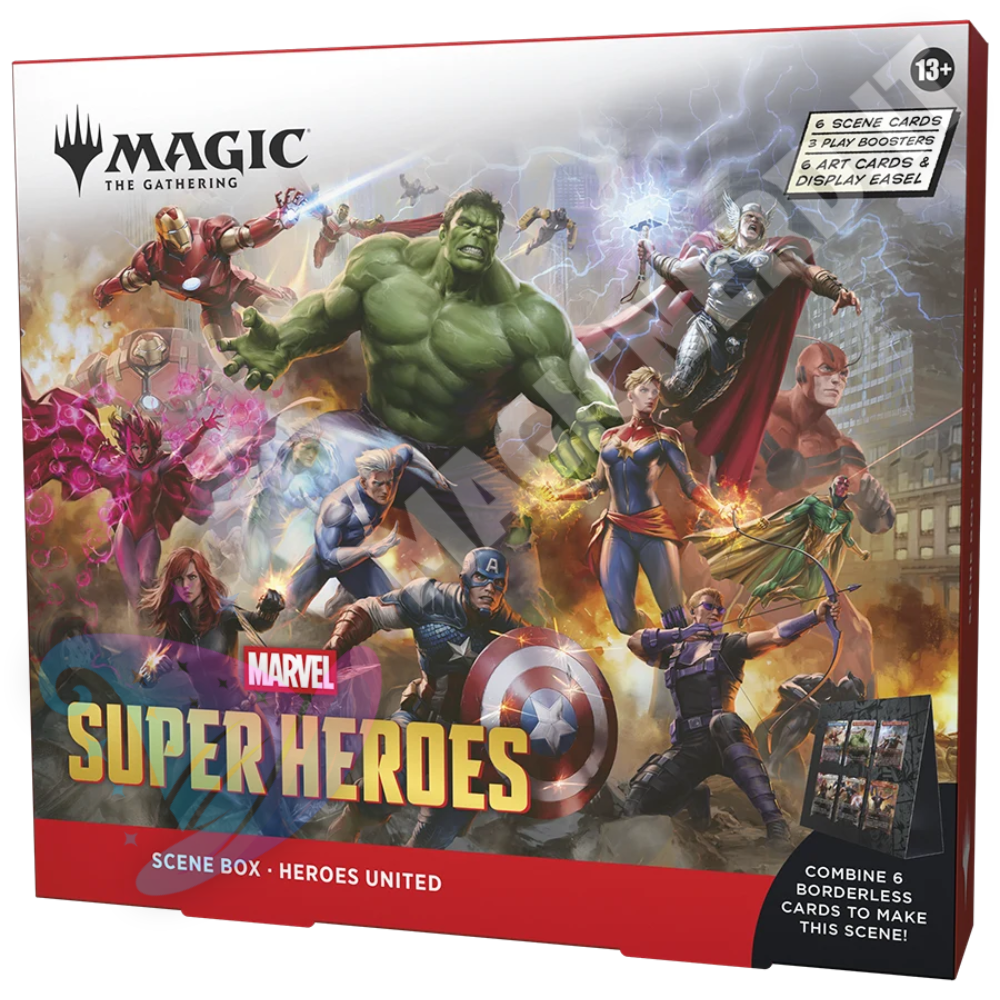 Heroes United Scene Box Marvel Super Heroes Magic the Gathering ENG