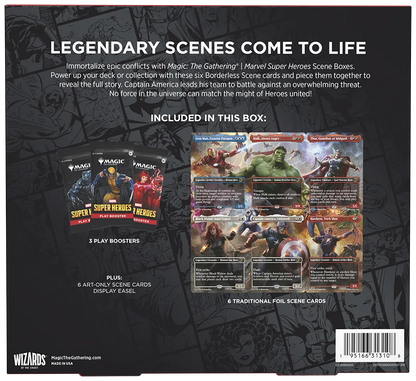 Heroes United Scene Box Marvel Super Heroes Mtg ENG
