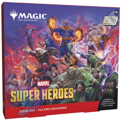 Villains Unleashed Scene Box Marvel Super Heroes Magic the Gathering ENG
