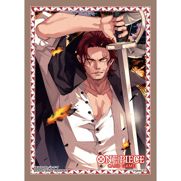Shanks Official Sleeves One Piece Card Game (70 Sleeves)