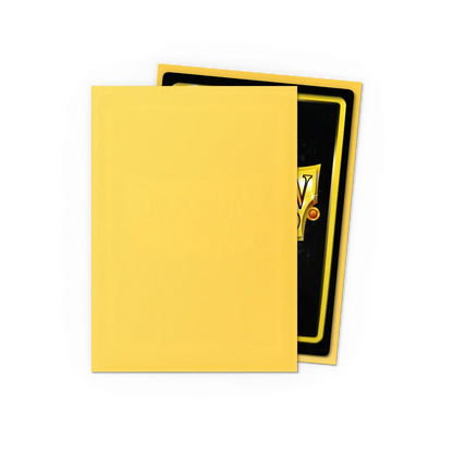 Standard - Matte Yellow (100 Bustine) - Dragon Shield