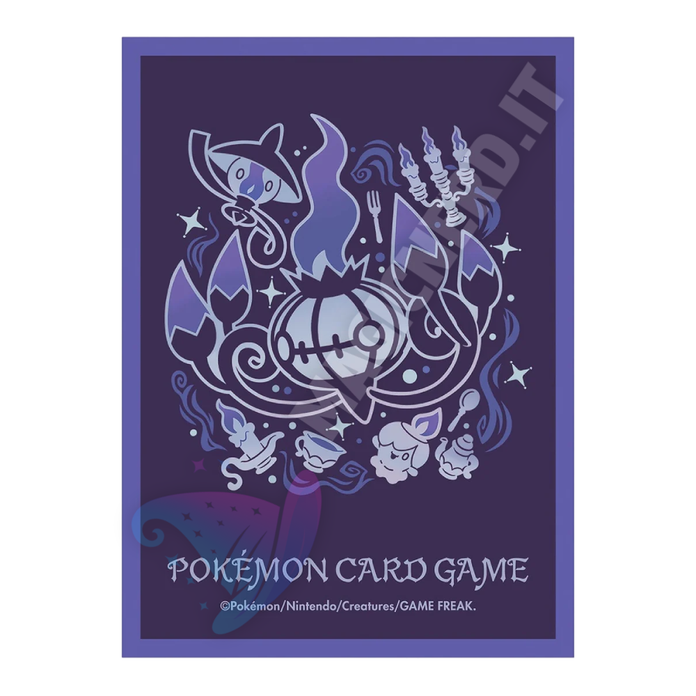 Pokemon – Bustine Protettive Standard Pokemon Center Gloss Chandelure Evolutionary Path (64 Bustine)