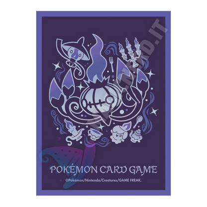 Pokemon – Bustine Protettive Standard Pokemon Center Gloss Chandelure Evolutionary Path (64 Bustine)