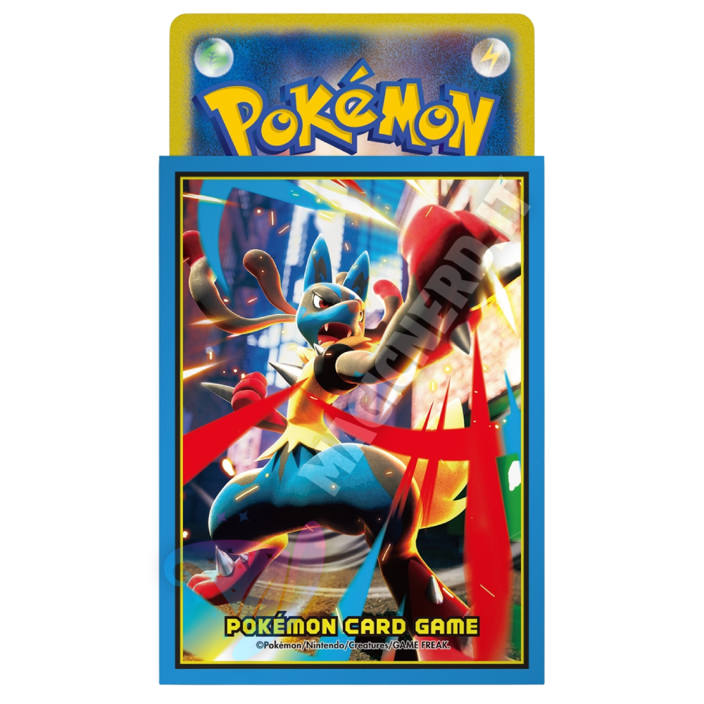 Pokemon – Bustine Protettive Standard Pokemon Center Mega Brave - Mega Lucario (64 Bustine)