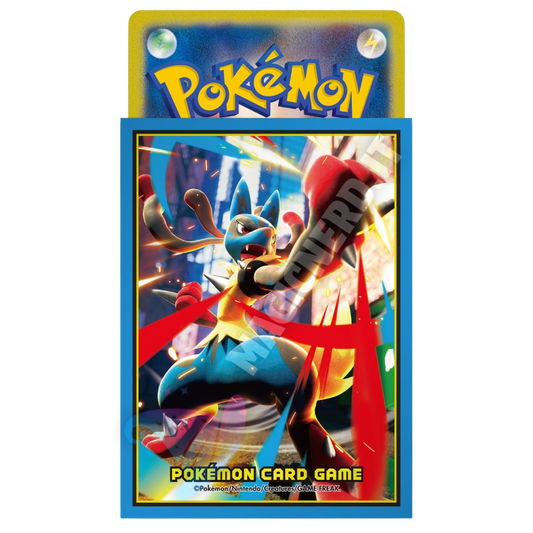 Pokemon – Bustine Protettive Standard Pokemon Center Mega Brave - Mega Lucario (64 Bustine)