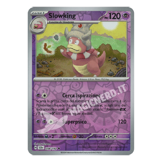 Slowking Non Comune Reverse SCR 058 (ITA)