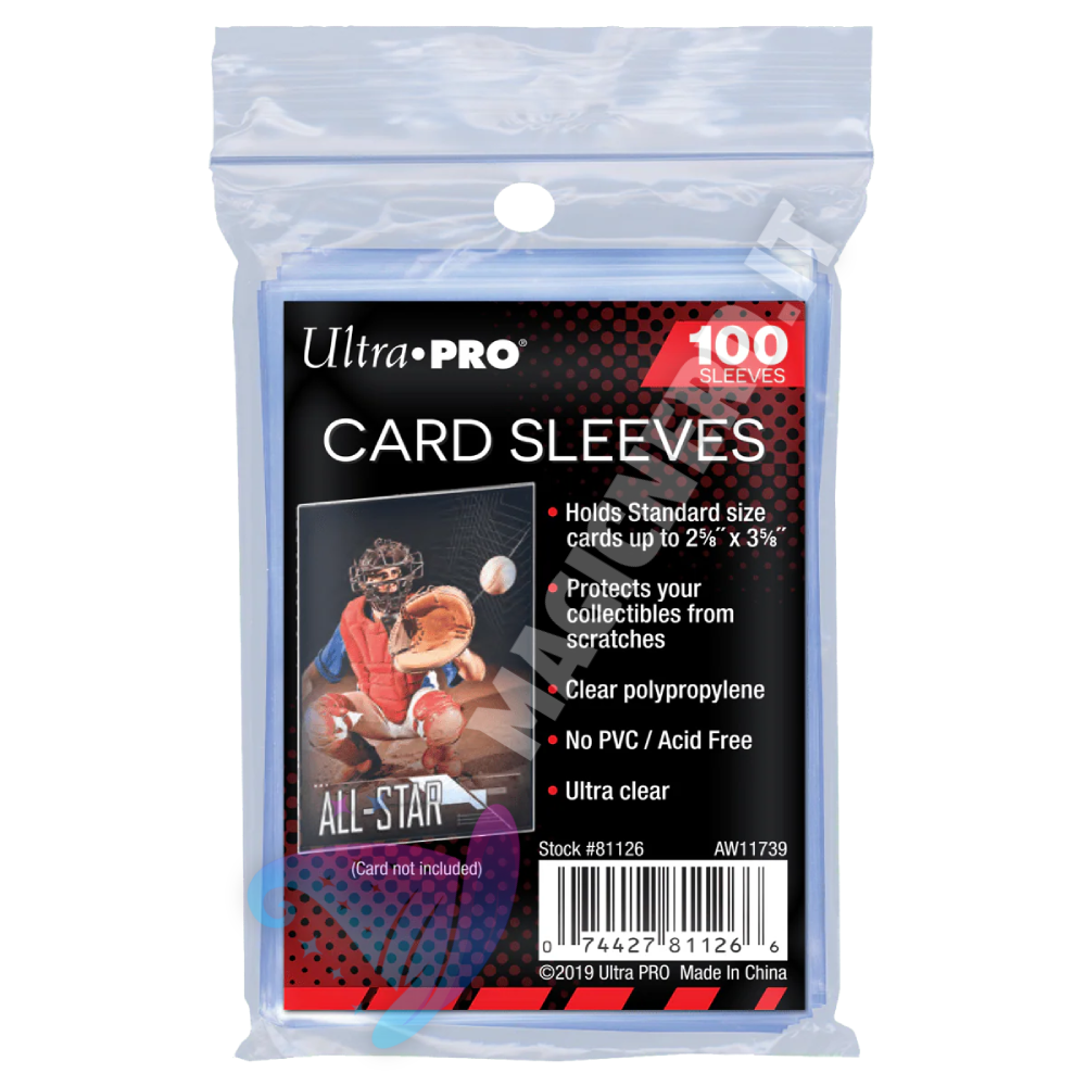 Soft Card Sleeves Standard Trasparenti Ultra Pro (100 Bustine)