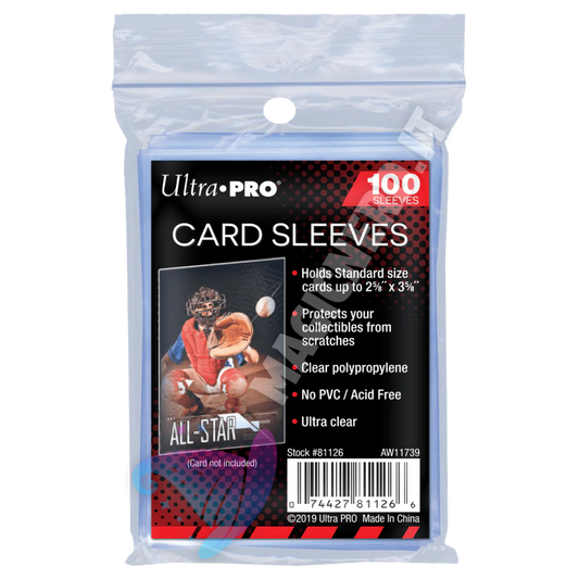 Soft Card Sleeves Standard Trasparenti Ultra Pro (100 Bustine)