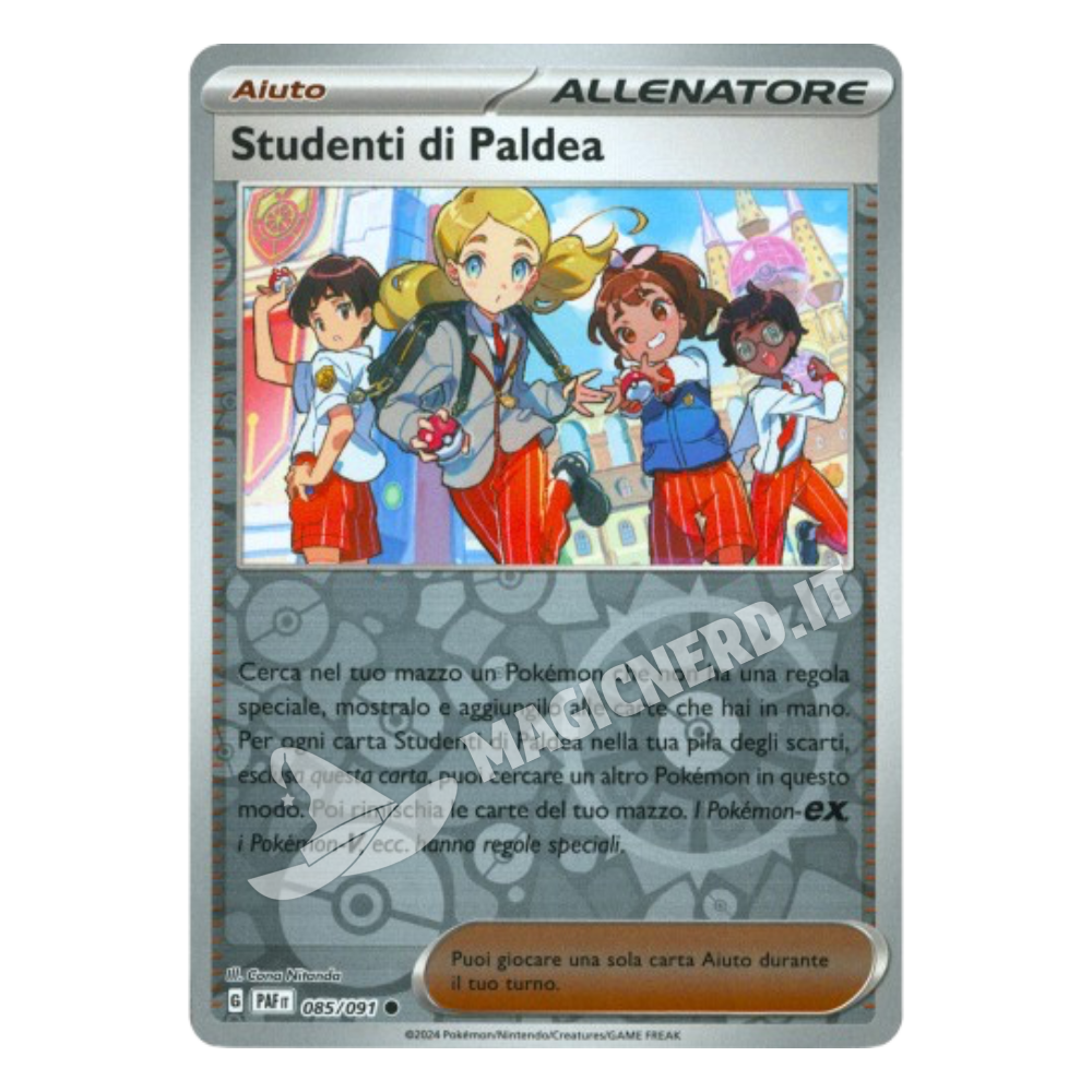 085/091 Studenti Di Paldea Comune Reverse PAF