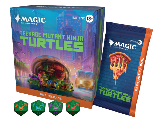 Teenage Mutant Ninja Turtles Prerelease Pack Magic the Gathering (ITA)