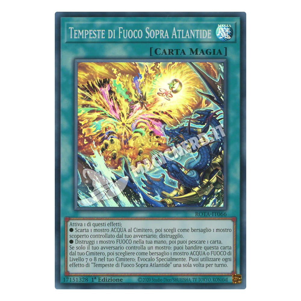 Tempeste di Fuoco Sopra Atlantide super rara