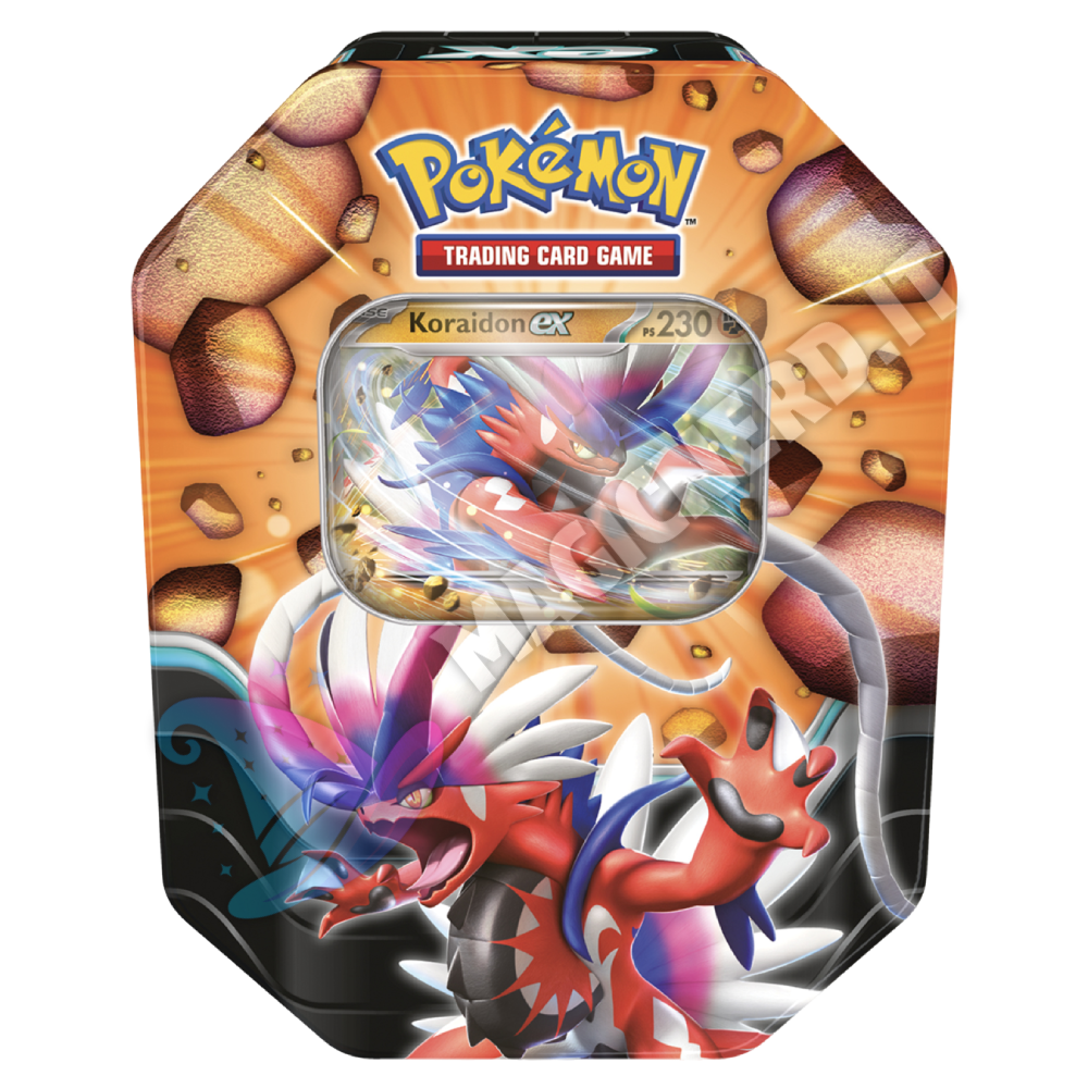 Tin da Collezione Leggende Sovrane Koraidon-ex (ITA)