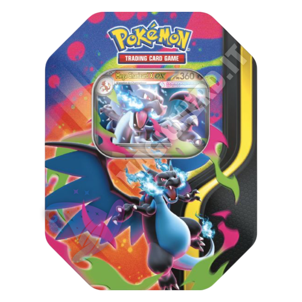 Pokemon Tin Da Collezione Mega Charizard X (ITA)
