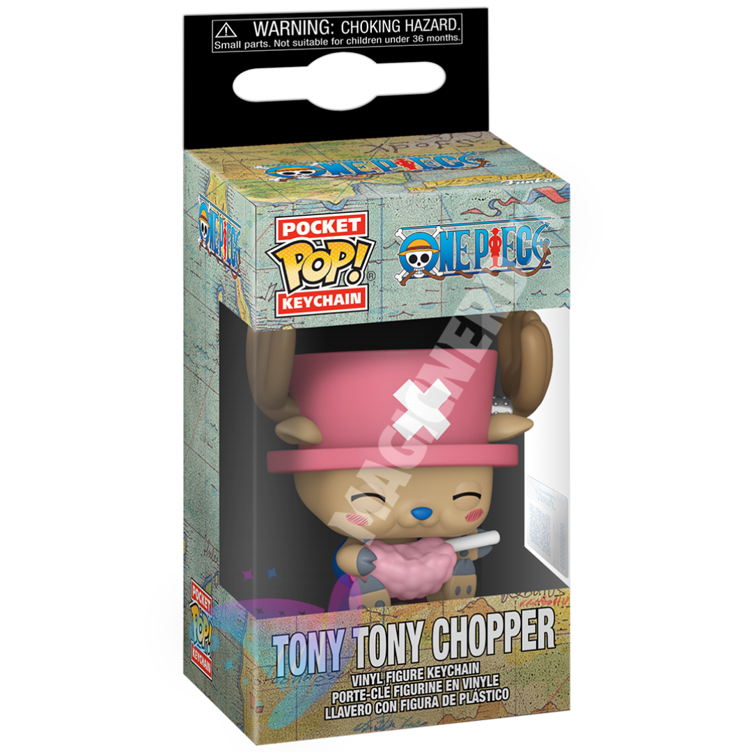 Funko Pop! Keychain: One Piece - Tony Tony Chopper With Cotton Candy