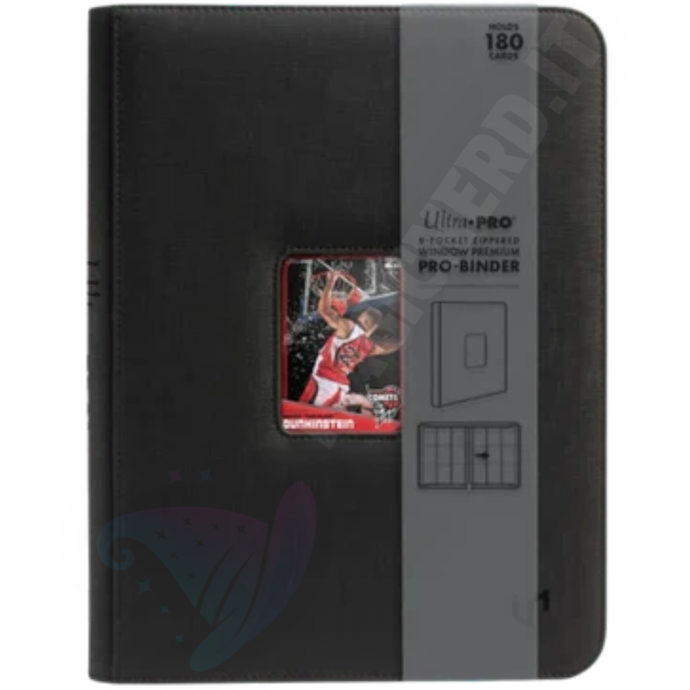 9-Pocket Zippered Window Premium PRO-Binder Ultra PRO