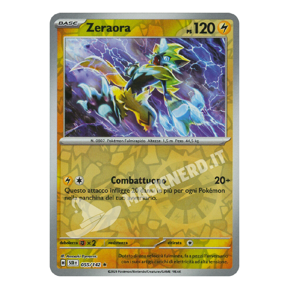 Zeraora Rara Reverse SCR 055 (ITA)