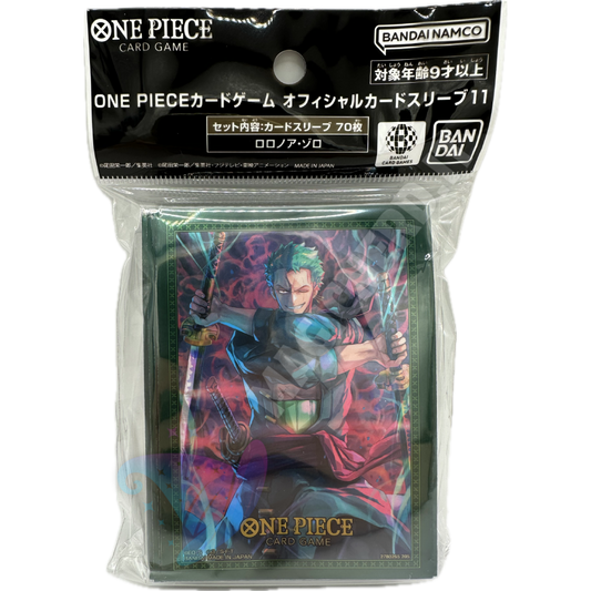 Zoro Official Sleeves One Piece Card Game (70 Sleeves)
